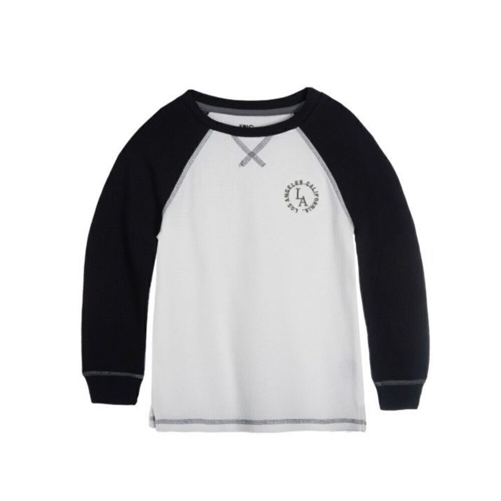 Epic Threads Little Boys Long Sleeve Graphic Thermal T-shirt Angel White Size 5